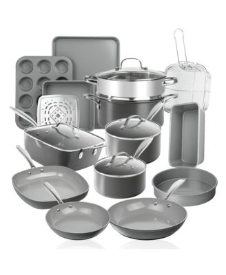 Granite Stone Diamond - Professional Nonstick Hard Anodized Aluminum 20-Pc. Cookware Set