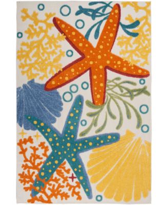 Aloha ALH24 5'3" x 7'5" Outdoor Area Rug