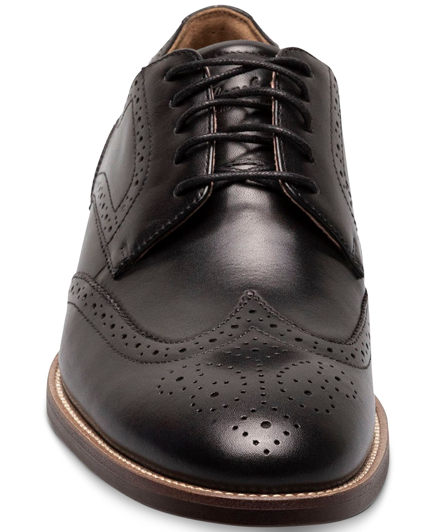 Мужские туфли Florsheim Ruvo Wingtip Oxford Dress Shoes, цвет: Чёрный — фото 2