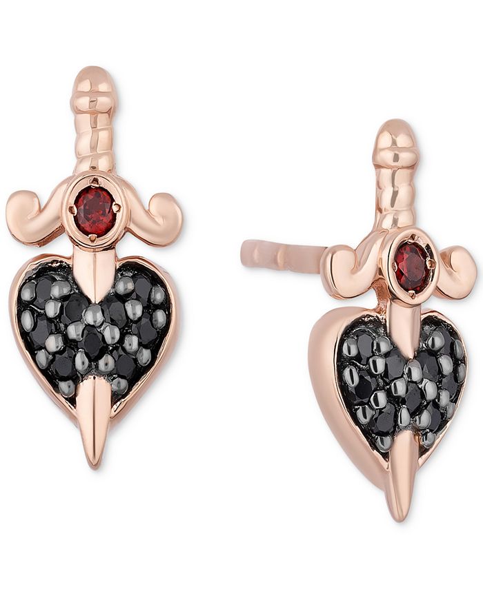 Enchanted Disney Fine Jewelry Black Diamond (1/10 ct. t.w.) &