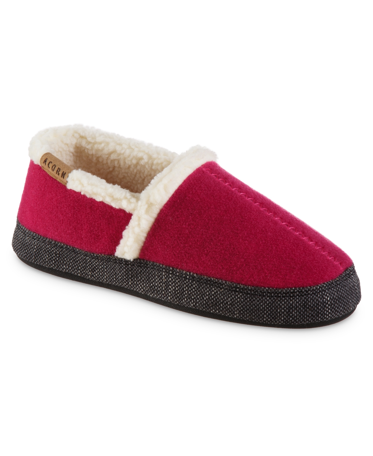 Acorn Women's Madison Moccasin Slippers In Very Berry