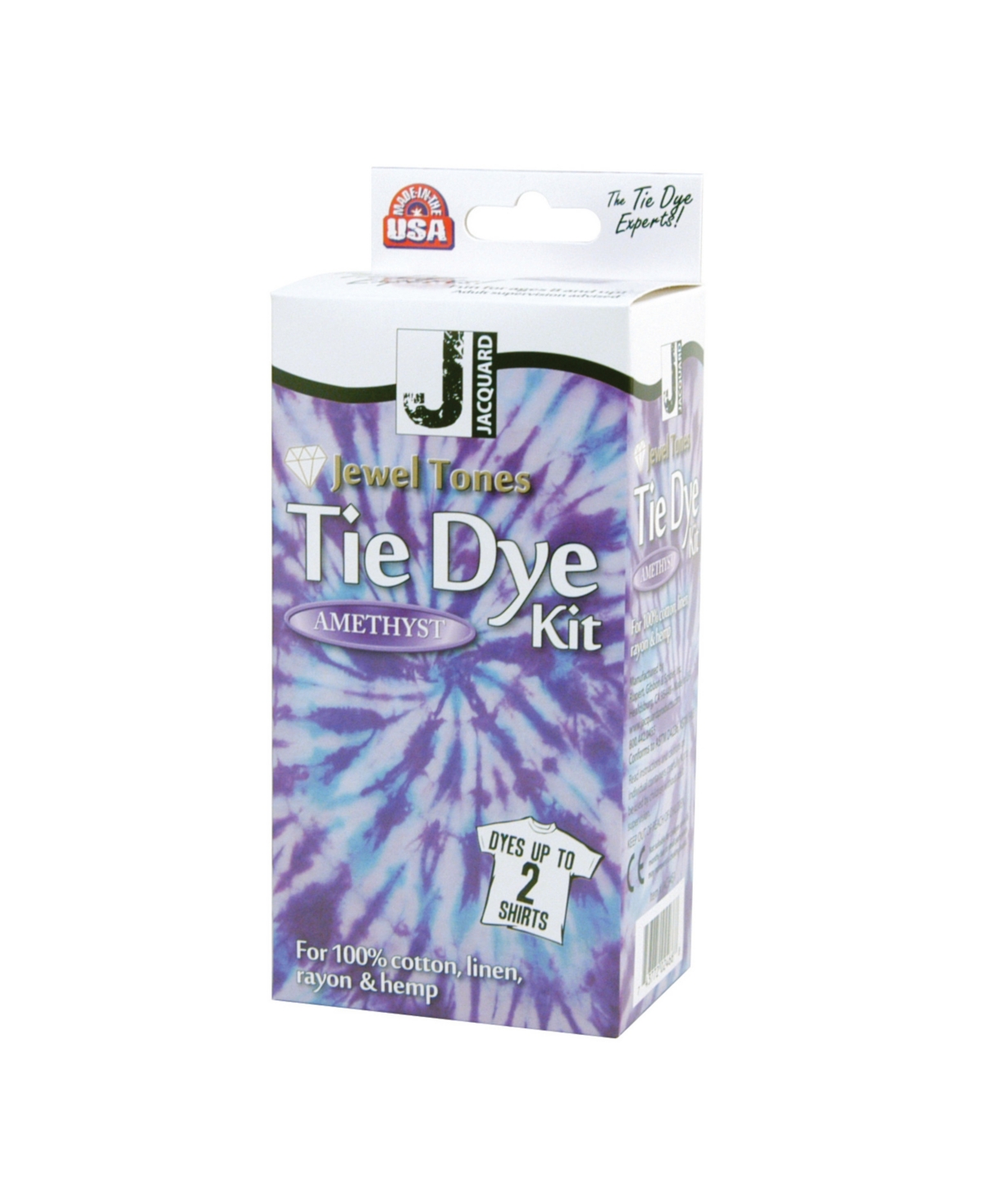 Jewel Tones Tie Dye Set, 5 Piece - Amethyst
