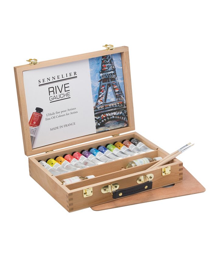 Sennelier Oil Paint Wooden Box Set of 15