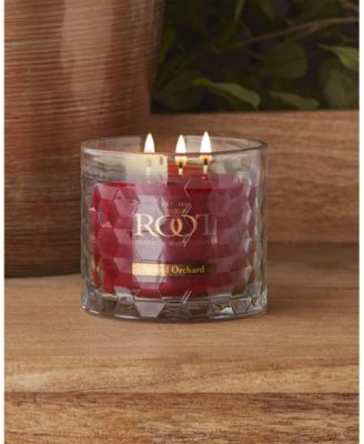Spiced Orchard Fragrance Honeycomb Glass Jar Candle