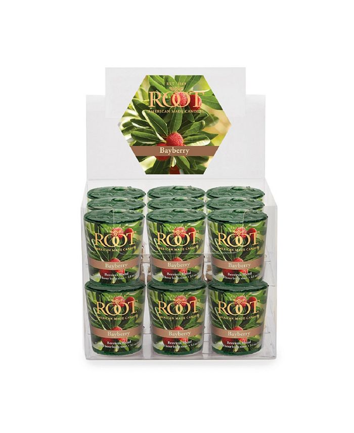 ROOT CANDLES Votive Bayberry 20 Hour Candles Set, 18 Piece Macy's