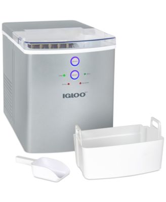 Igloo IGLICEB33SL 33 Lb Ice Maker, Silver