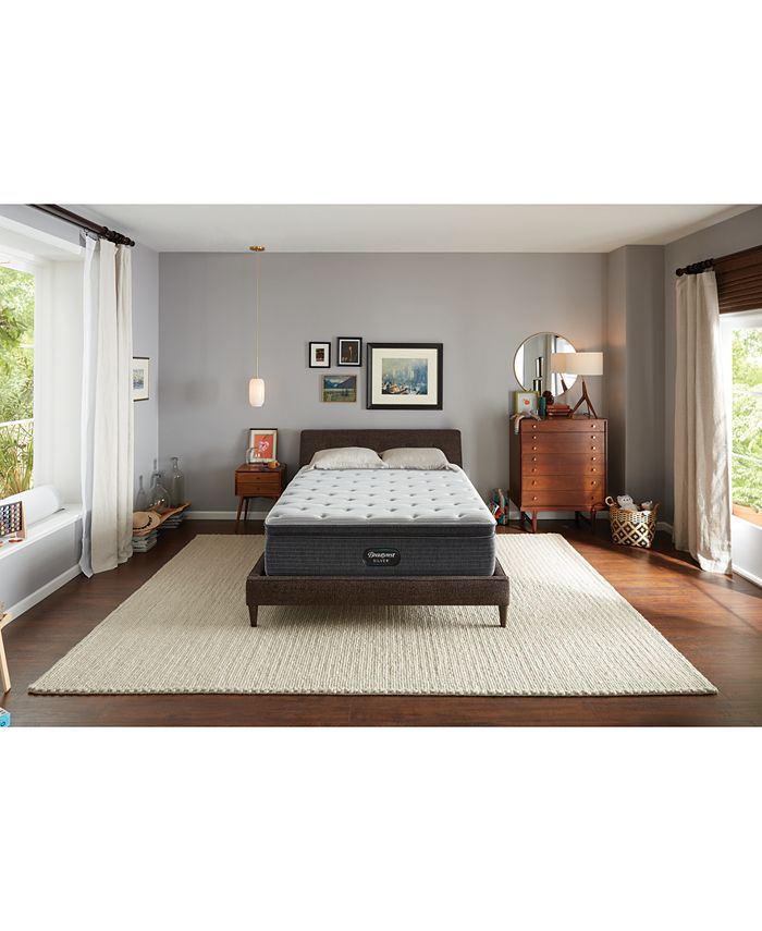 Beautyrest - BRS900 15" Medium Pillowtop Mattress Set- Full
