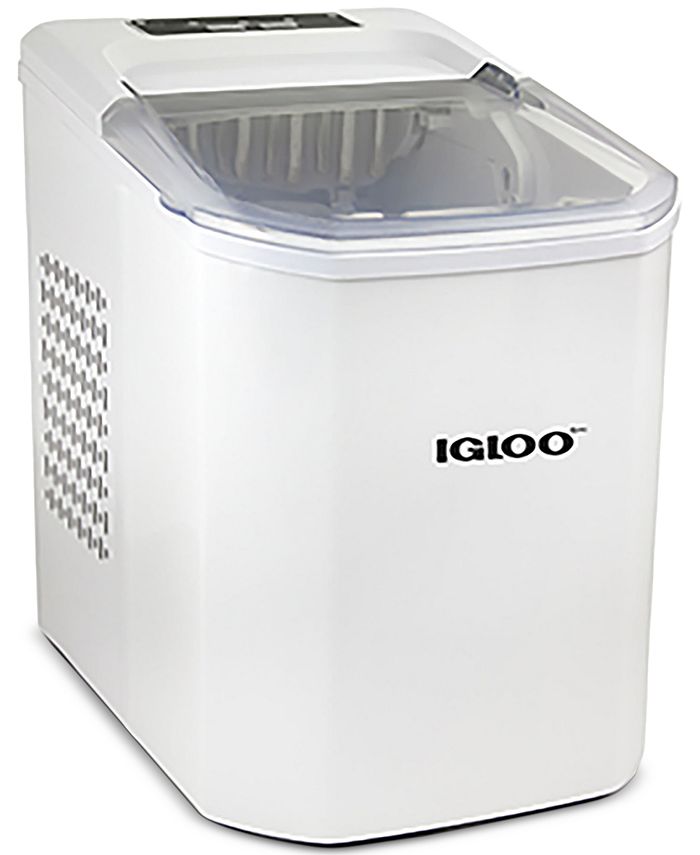 Igloo IGLICEBSCGSN26WH Automatic SelfCleaning 26Lb. Ice Maker Macy's