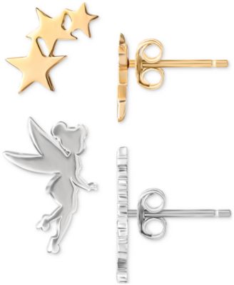 Disney tinkerbell earrings shops