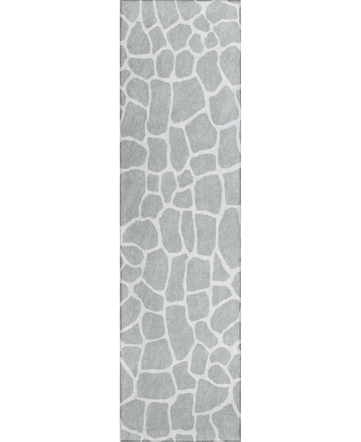 D Style Mali Ml4 2'3" X 7'6" Runner Area Rug In Onyx