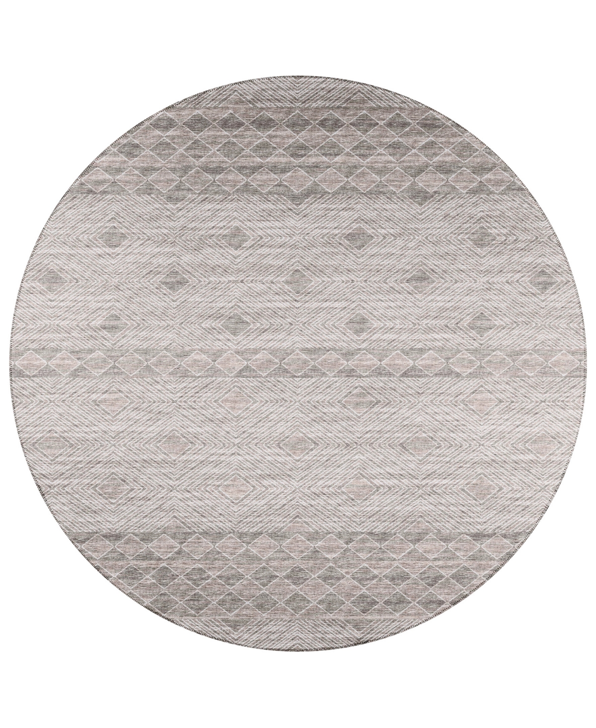 D Style Buttes BTS1 8' x 8' Round Area Rug - Sage