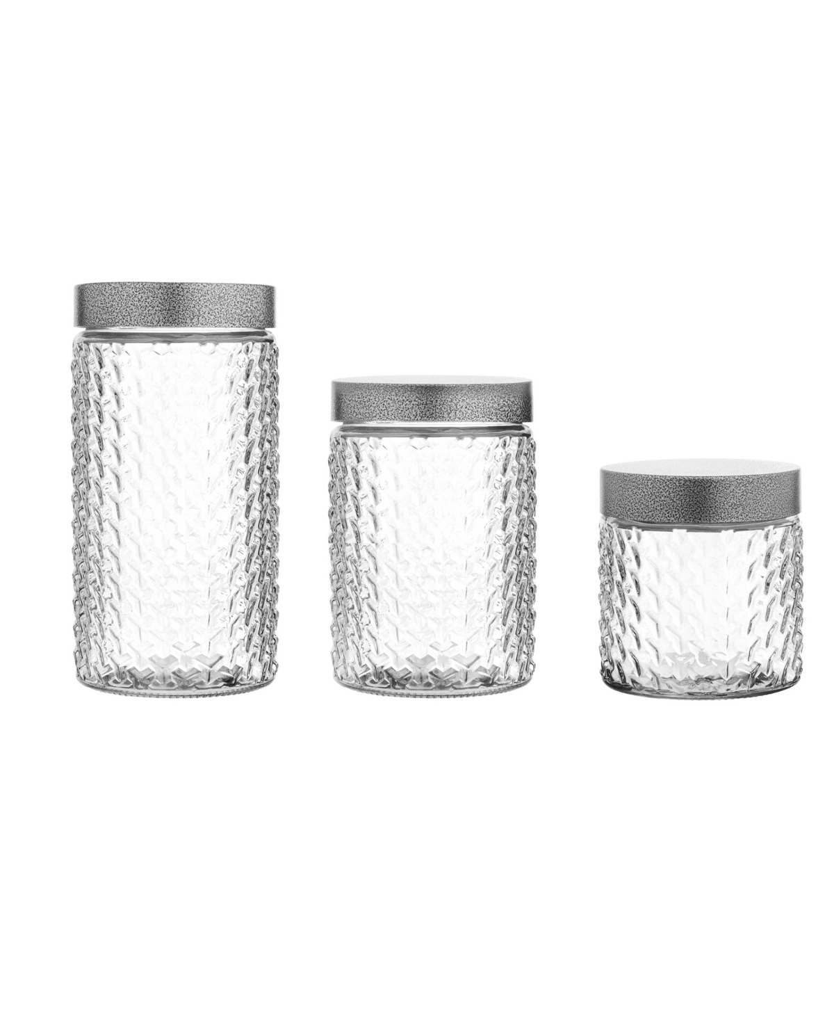 Style Setter Weave Round Canister, Set Of 3