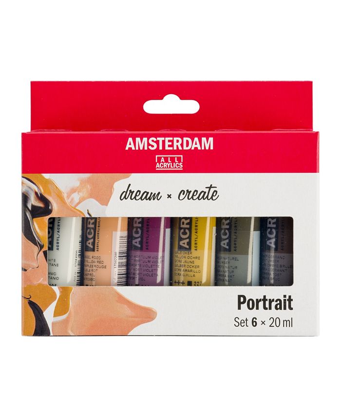 Amsterdam Standard Series Portrait Acrylic Paint Set, 6 Piece Macy's