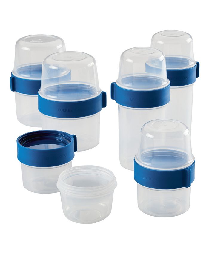 12-Pack, 5oz]Mini Glass Food Storage Containers, Small Glass Jars with  Locking