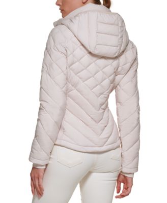 Womens Side-Panel Hooded Packable Puffer Coat, Created for Macys