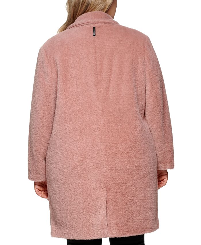 DKNY Women's Plus Size Walker Coat, Created for Macy's & Reviews