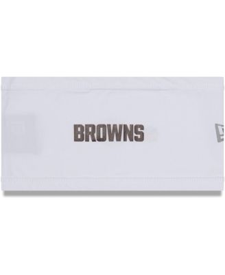 Men's White Cleveland Browns Official Training Camp COOLERA Headband