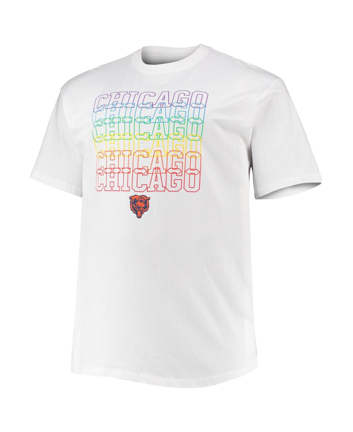 Men's FanaticsChicago Bears Big and Tall City Pride T-shirt - White