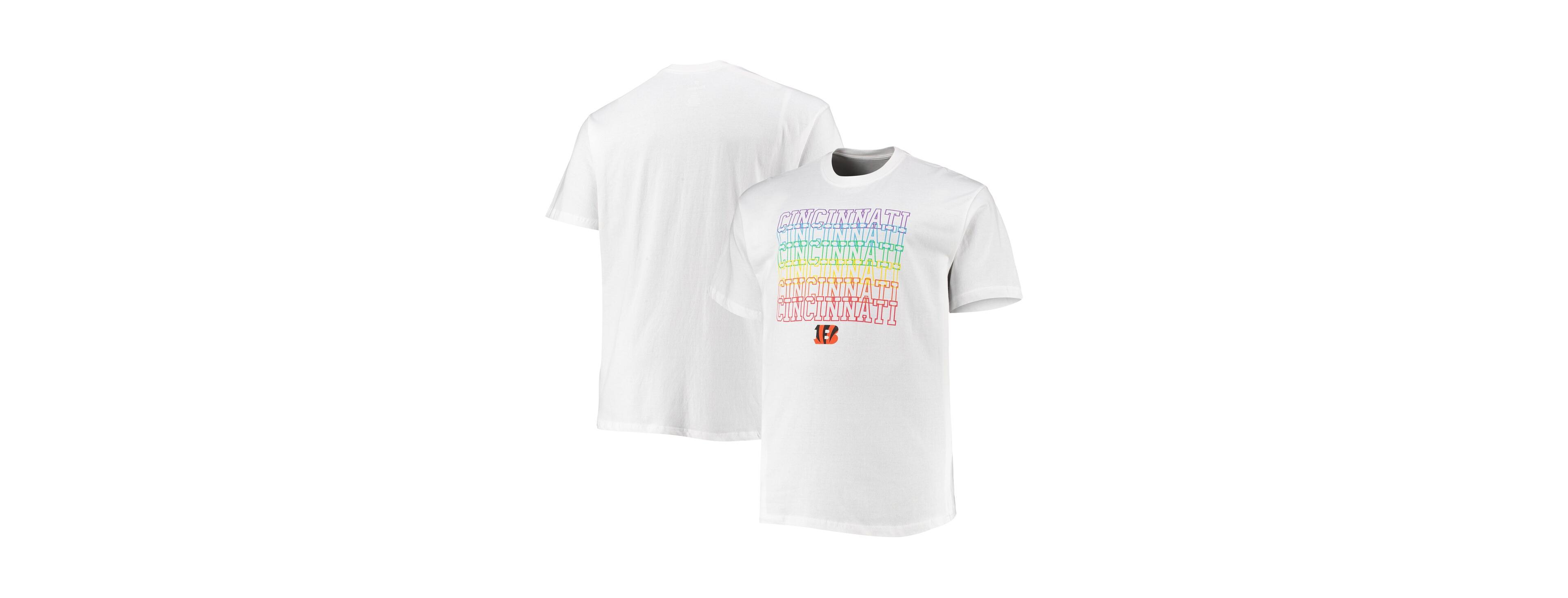 Men's Fanatics White Cincinnati Bengals Big and Tall City Pride T-shirt