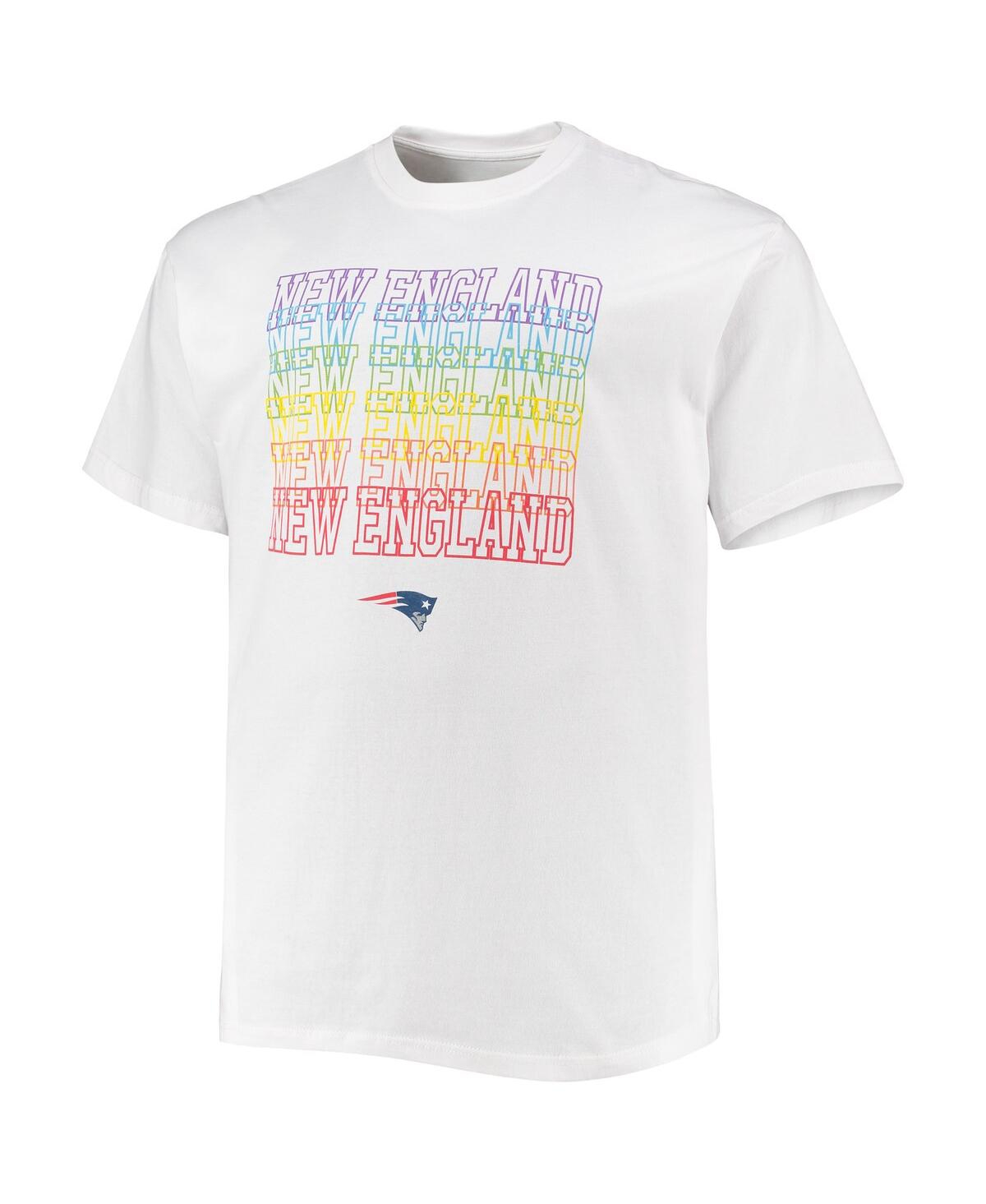 Shop Fanatics Men's  White New England Patriots Big And Tall City Pride T-shirt
