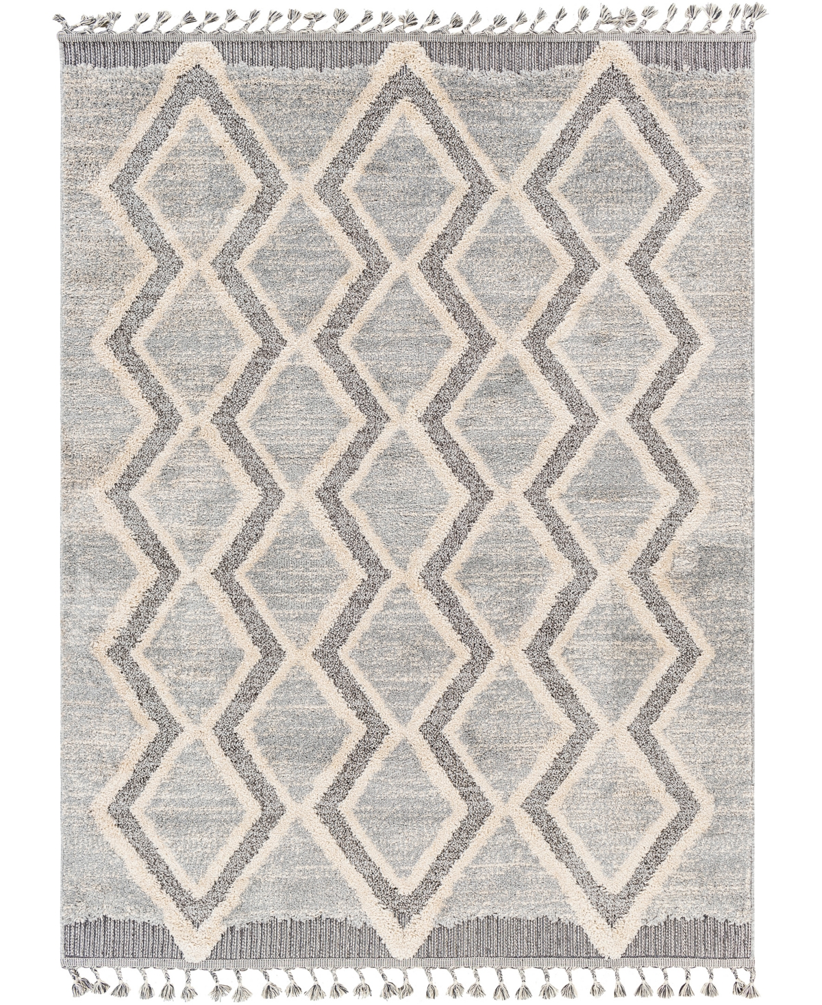 Surya Sousse Sus-2301 6'10in x 9' Area Rug - Silver-Tone