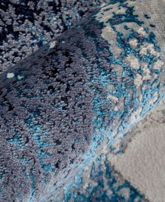 Simply Woven Armada R39h2 Area Rug In Blue,beige