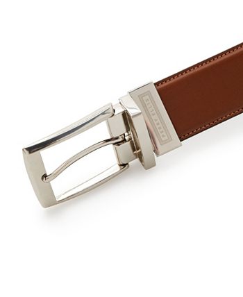  Perry Ellis Men's Portfolio Casual Brown Reversible Belt 35mm,  42 : Clothing, Shoes & Jewelry