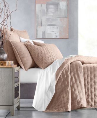 Hotel Collection - Broken Stripe King Coverlet, Created for Macy's