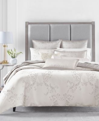 Hotel Collection - Frosted Scroll King Comforter, Created for Macy's
