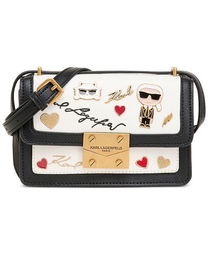KARL LAGERFELD PARIS Corinne Leather Crossbody Macy s