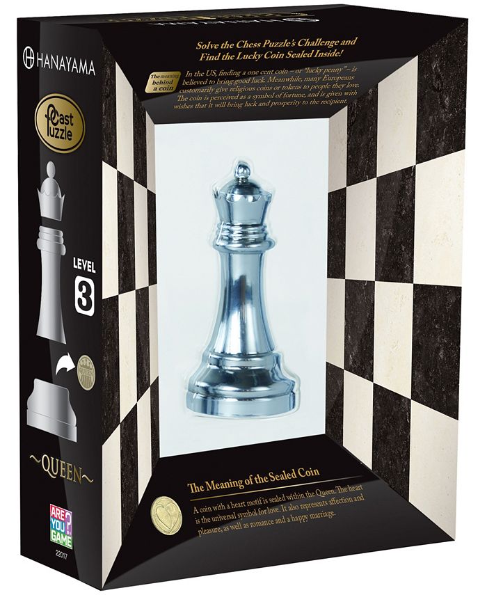 Areyougame Hanayama Level 3 Cast Chess Puzzle Queen Macy's