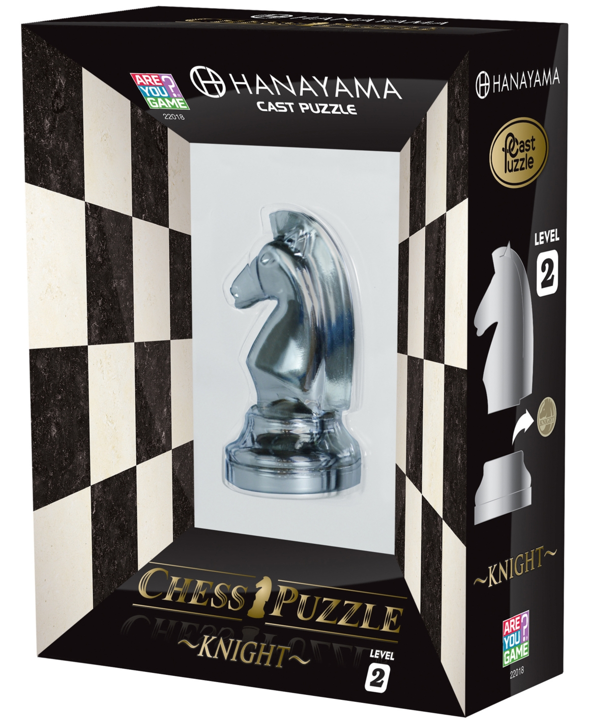 Shop Areyougame Hanayama Level 2 Cast Chess Puzzle In Chrome