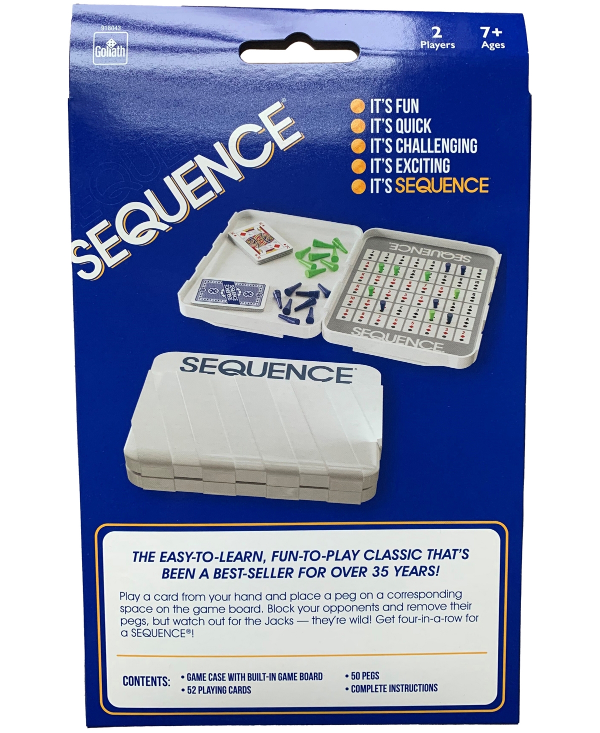 Goliath Travel Classics - Sequence Set, 104 Piece