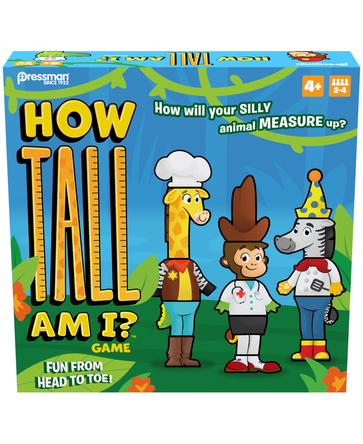 Shop Pressman Toy How Tall Am I Game Set, 33 Piece In Multi