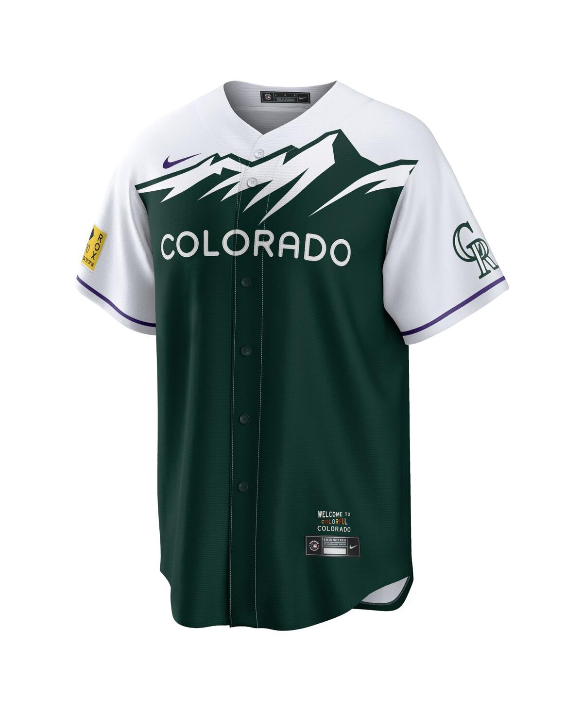 Men's Nike Charlie BlackmonColorado Rockies City Connect Replica Player Jersey - Green