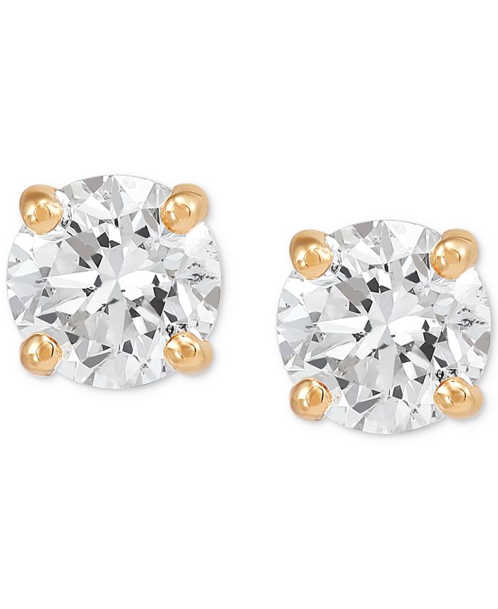 Macy's Diamond Stud Earrings (1 ct. t.w.) in 14k Gold Macy's