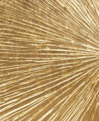 Sunburst 100% Hand Painted Dimensional Resin Wall Decor, 45" x 15"