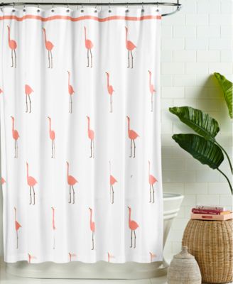 Flamingo shower curtain discount
