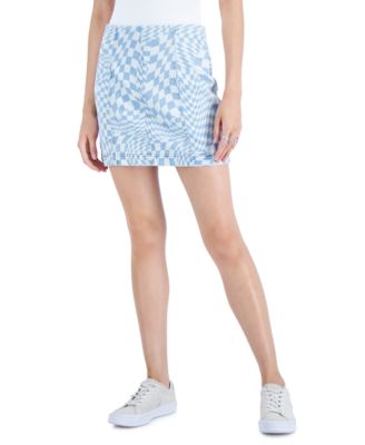 Tinseltown - Juniors' Seamed Mini Skirt