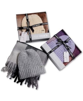 steve madden scarf and glove set