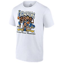 Branded Men's White Golden State Warriors 2022 NBA Finals Champion Caricature T-Shirt