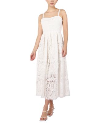 Black Tape - Women's Lace Strapless Dress