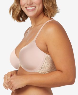 One Fab Fit Lace T-Back Shaping Underwire Front Close Bra 7112