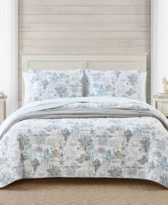 Tommy Bahama Home Beach Bliss Reversible Quilt Set Collection - Macy's