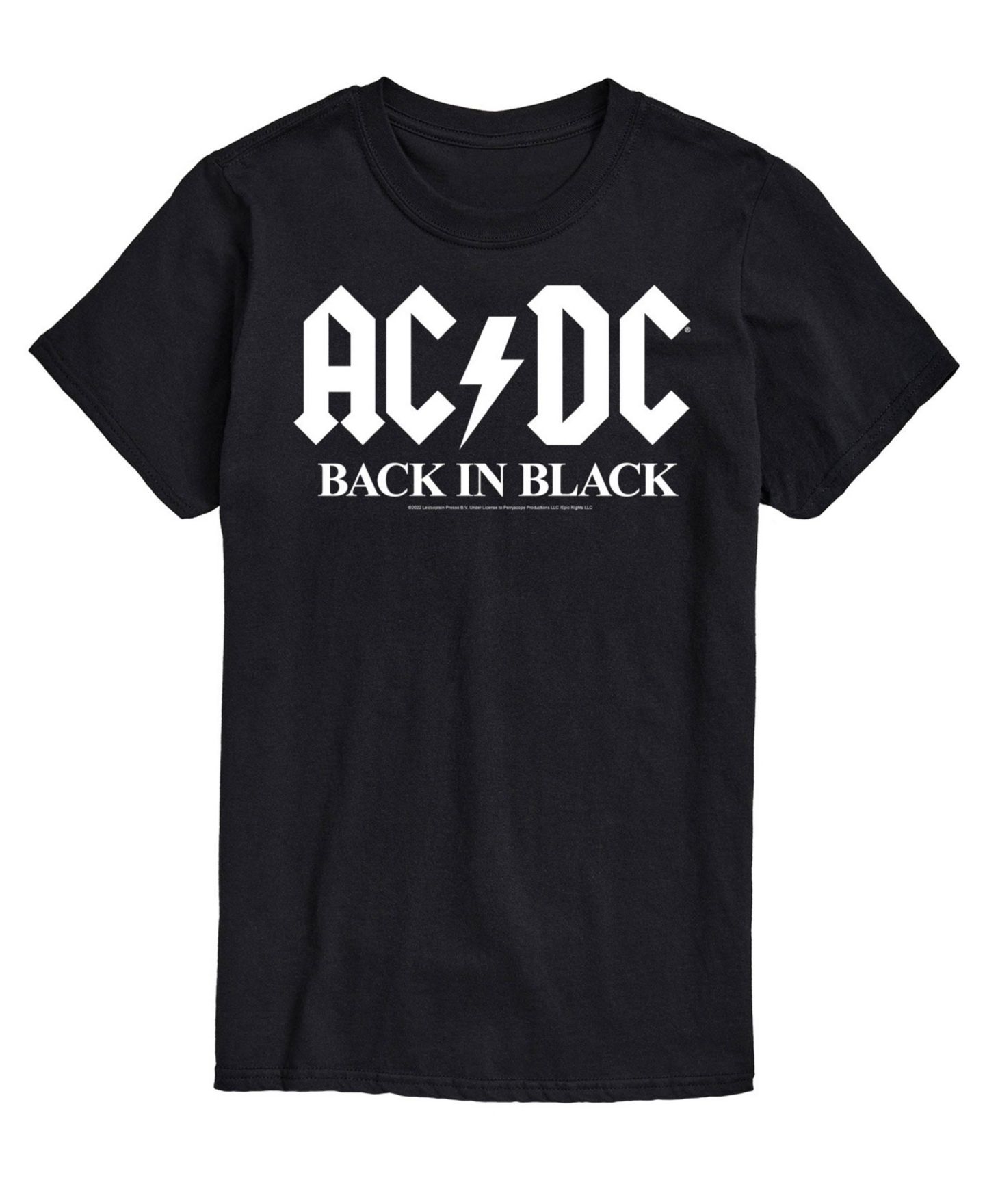 Мужская футболка AIRWAVES Acdc Back In Black, цвет: Чёрный — фото 1