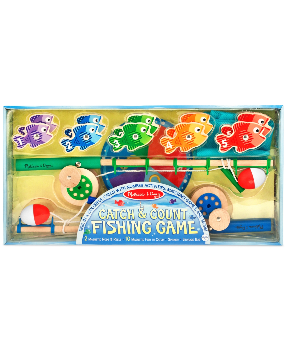 Melissa & Doug Kids' Catch & Count Fishing Game In One Color