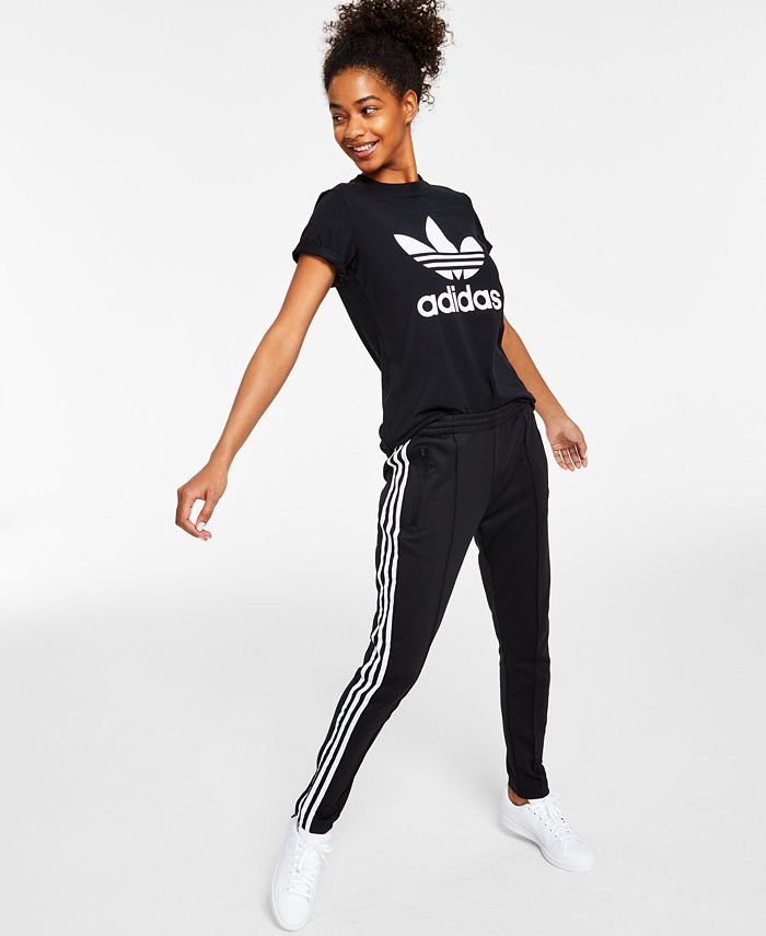 adidas Women's Superstar Full Length Track Pants PrimeBlue - Macy's