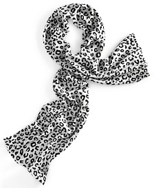Leopard Cashmere Scarf, Created for Macys