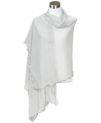 Ruffle-Edge Metallic Evening Wrap, Created for Macy's