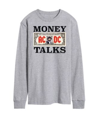 Men's ACDC Money Talks Long Sleeve T-shirt - Macy's